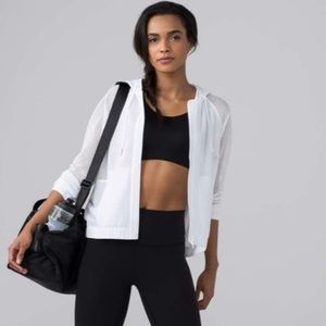 Lululemon | white mesh jacket | Size 2
